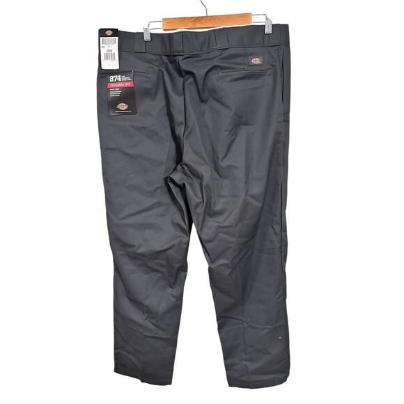 Dickies 874 The Original Work Pant Gray Men's Size 42x32 NWT Center Crease - Picture 2 of 5